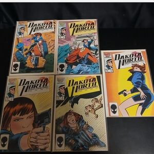 (1986-1987) Marvel Comics 25th Anniversary Dakota North Investigations No.1-5